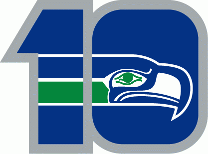 Seattle Seahawks 1985 Anniversary Logo iron on transfers for fabric